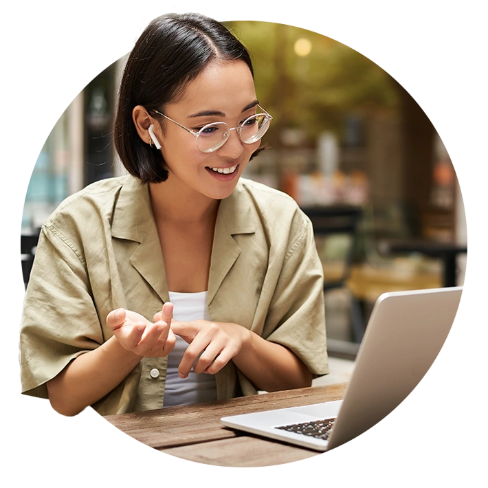 BSC consultant smiling while offering clear advice to client