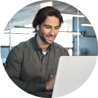 Consultant providing strategic advice on client call